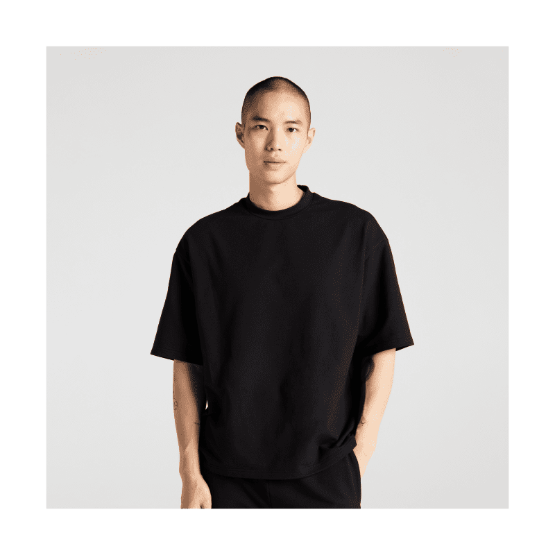 Collection Kyoto Short Sleeve Men Black PNG