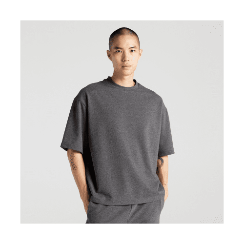 Collection Kyoto Short Sleeve Men HeatherCharcoal PNG