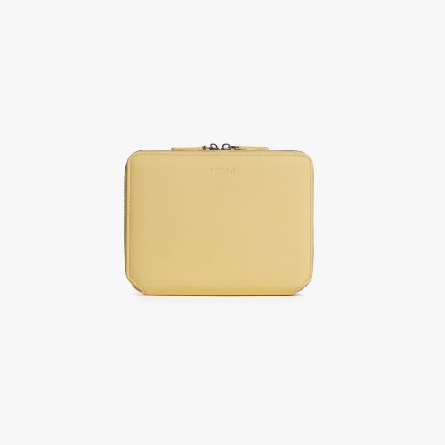 Banana Pudding (Vegan Leather) | Front view of Metro Folio Kit in Banana Pudding