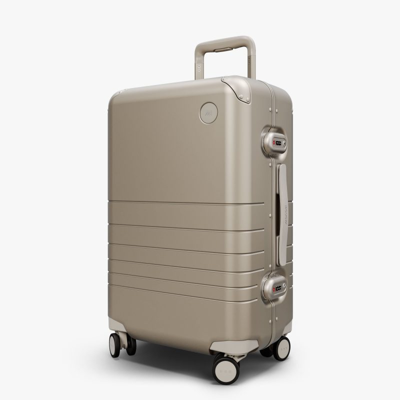 Hybrid CarryOn Plus Champagne Angle