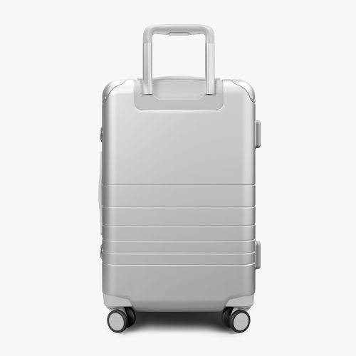 Hybrid CarryOn Plus Silver Rear