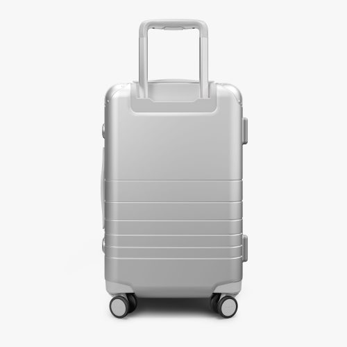 Hybrid CarryOn Silver Rear