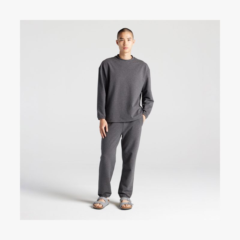 Kyoto Long Sleeve Heather Charcoal 8