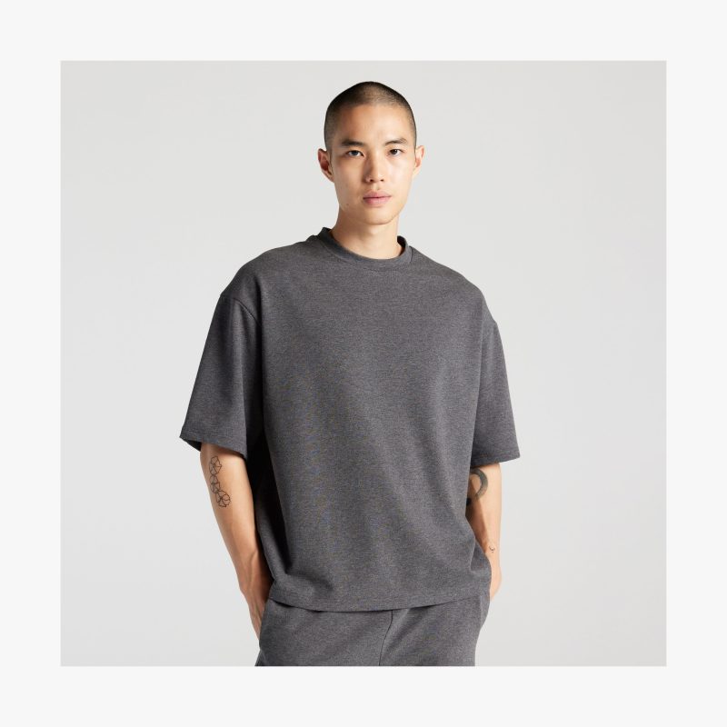 Kyoto Short Sleeve Heather Charcoal 1