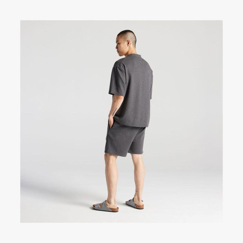 Kyoto Short Sleeve Heather Charcoal 5