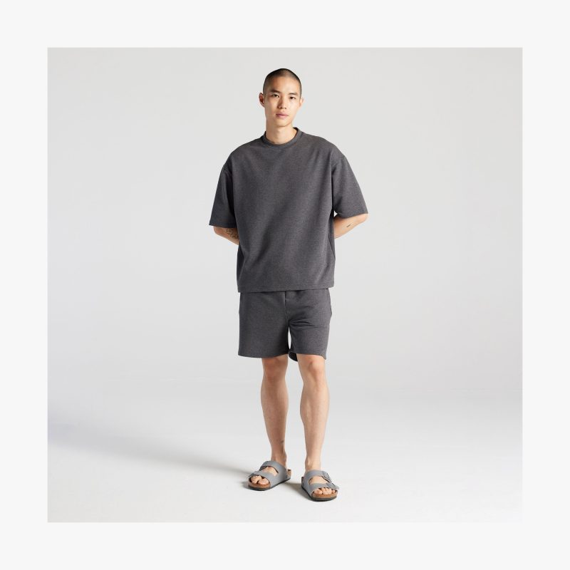 Kyoto Short Sleeve Heather Charcoal 6