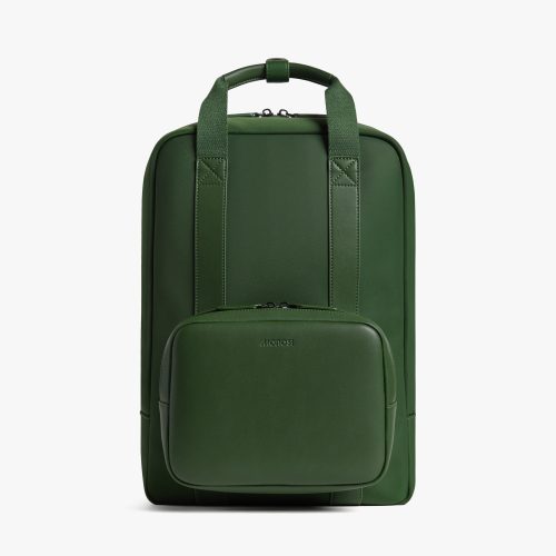 Juniper Green | Front view of Metro Backpack Juniper Green