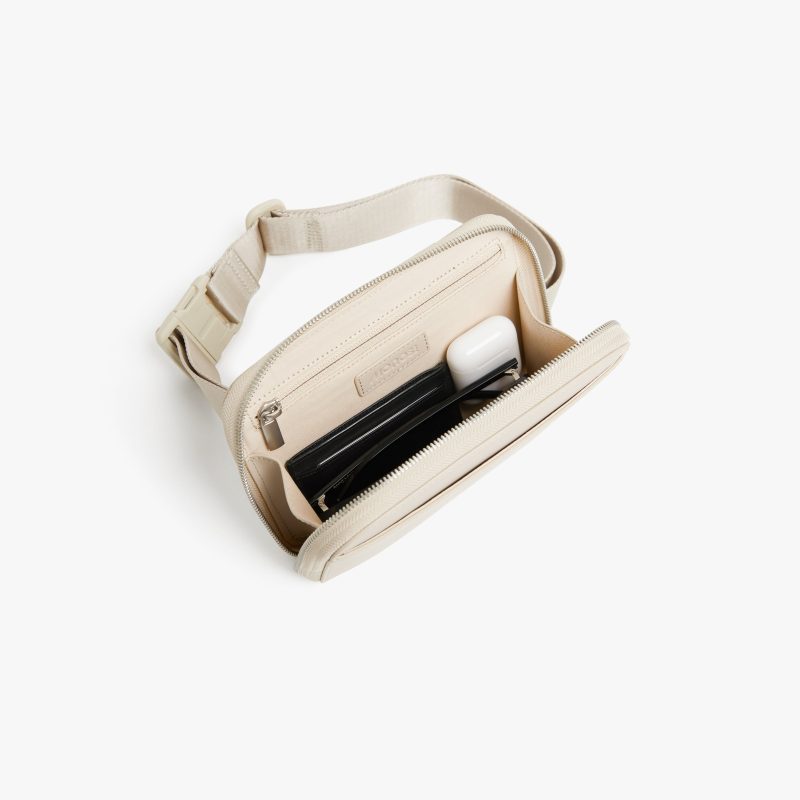 Metro Belt Bag Ivory 5 Top View Front