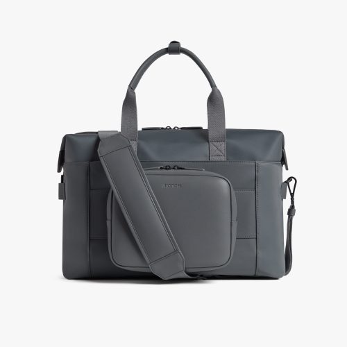 Dover Grey | Back view of Metro Duffel in Dover Grey