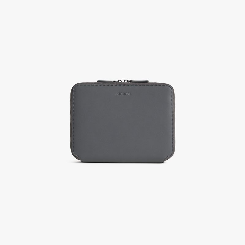 Dover Grey (Vegan Leather) | Front view of Metro Folio Kit in Dover Grey