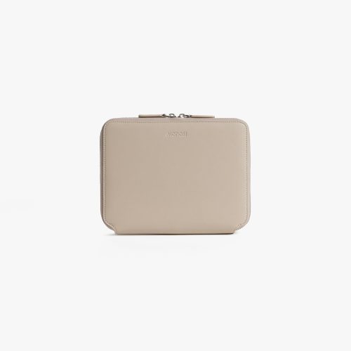 Ivory (Vegan Leather) | Front view of Metro Folio Kit in Ivory