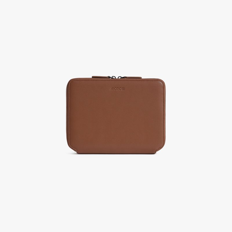 Mahogany (Vegan Leather) | Front view of Metro Folio Kit in Mahogany