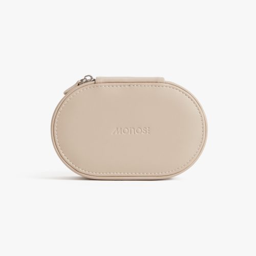 Ivory (Vegan Leather) | Travel Jewelry Case in Ivory