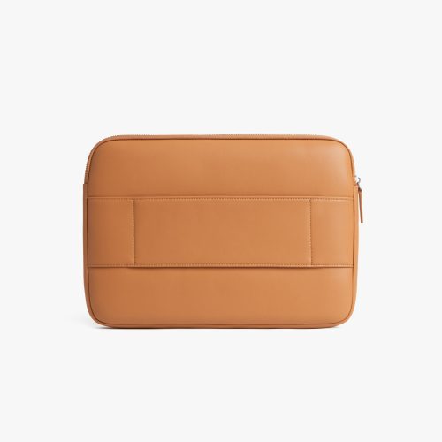 Monos Accessories Laptop Sleeve 14 Saddle Tan 2 Back View