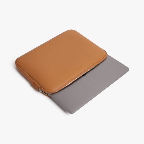 Monos Accessories Laptop Sleeve 16 Saddle Tan 3 Side View