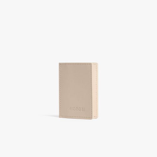 Monos SlimWallet Ivory 3 Side View