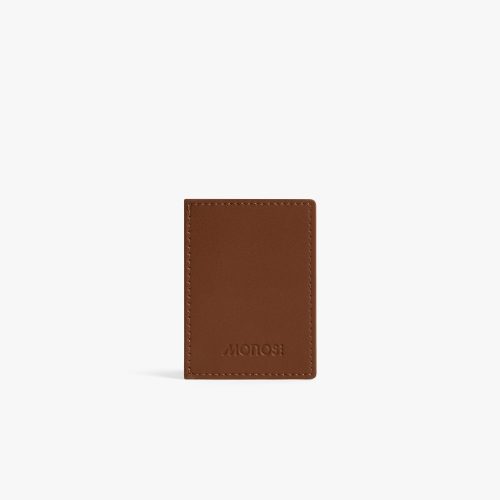 Monos SlimWallet Mahogany 1 Front View