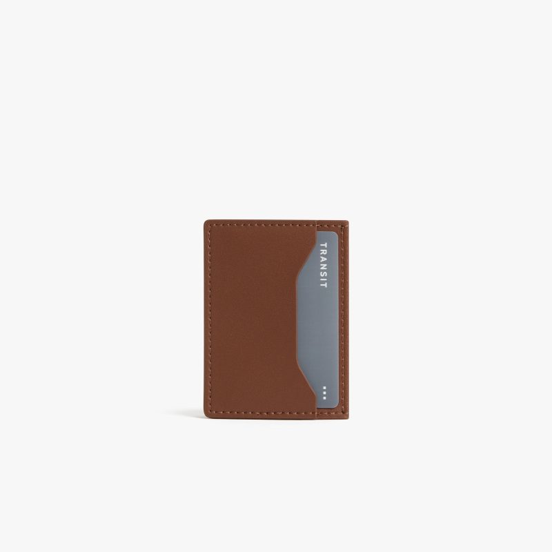 Mahogany | Back view of Slim Wallet in Mahogany