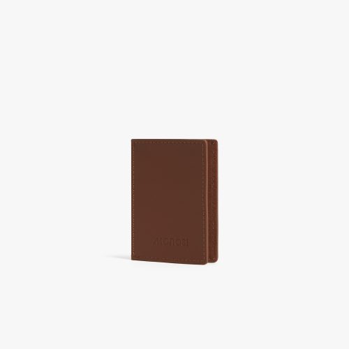 Monos SlimWallet Mahogany 3 Side View