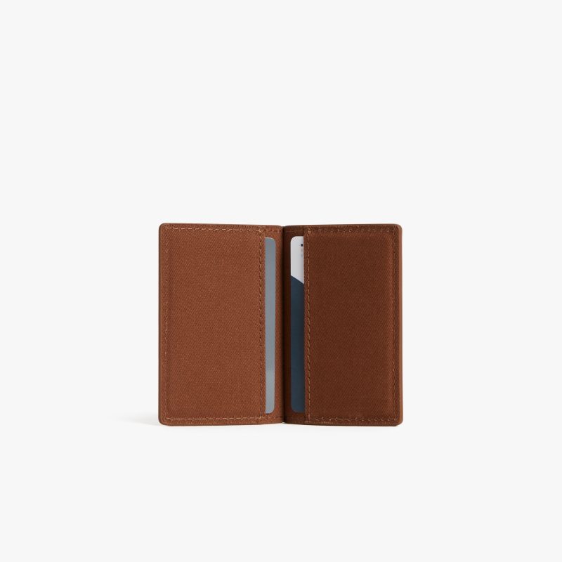 Monos SlimWallet Mahogany 4 Open View