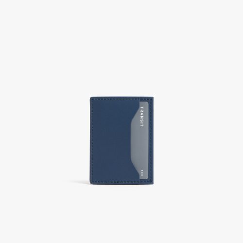 Oxford Blue | Back view of Slim Wallet in Oxford Blue