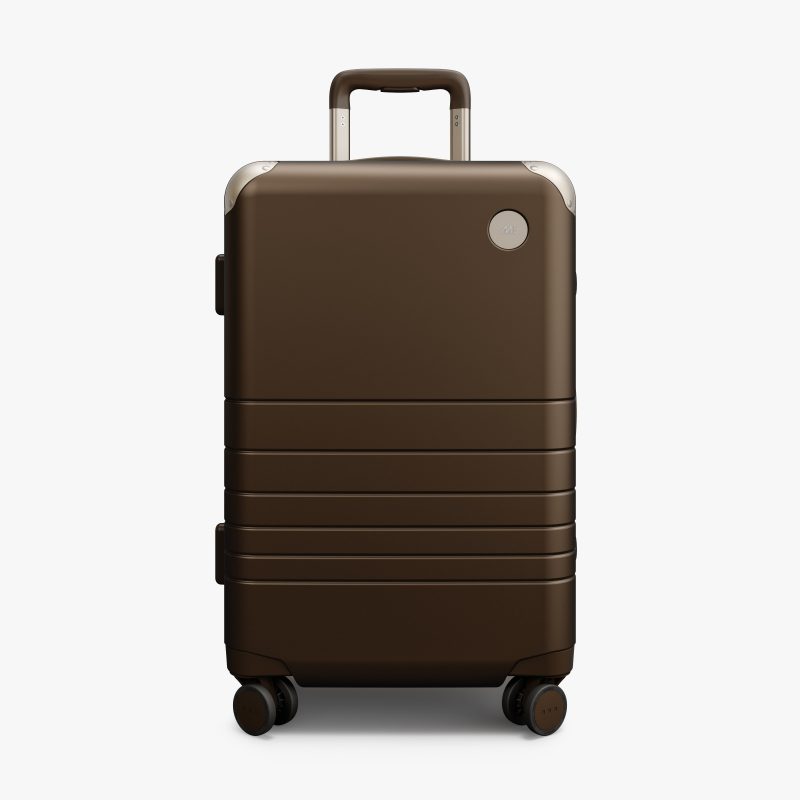 Adobe Brown | Front view of Hybrid Carry-On Plus in Adobe Brown