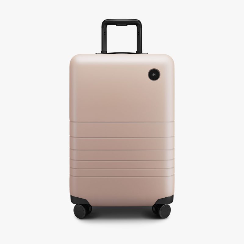 Rose Quartz | Front view of Carry-On Plus in Rose Quartz