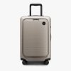 Desert Taupe | Front view of Carry-On Pro Plus in Desert Taupe