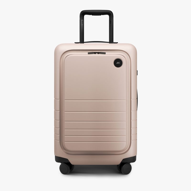 Rose Quartz | Front view of Carry-On Pro Plus in Rose Quartz