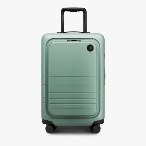 Sage Green | Front view of Carry-On Pro Plus in Sage Green