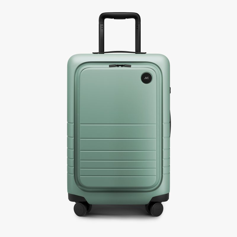 Sage Green | Front view of Carry-On Pro Plus in Sage Green