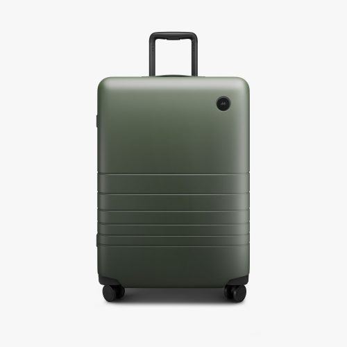 Olive Green | Front view of Check-In Medium in Olive Green