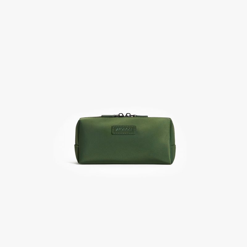 Small / Juniper Green Cart | Front view of Metro Toiletry Case Small in Juniper Green